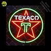 Neon signs for Texaco oil Gasline Neon Light Sign Real Glass Tube Handcrafted Restaurant Hotel Display lamp personalized neon