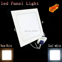 4 шт./лот Высокое качество 12 Вт светодиодный панельный светильник квадратный круглый светодиодный плоский потолочный светильник s