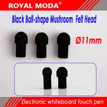 Мм 11 мм фетровая головка для электронной доски сенсорная ручка Чистая шерсть голова указатель