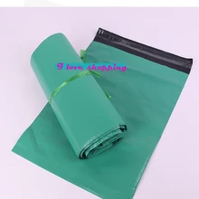 Высокое качество 10 шт. 28X42 см зеленый цвет Поли самоклеющиеся почтовые пакеты пластиковый курьер поли почта пластиковые сумки Экспресс-сумочка