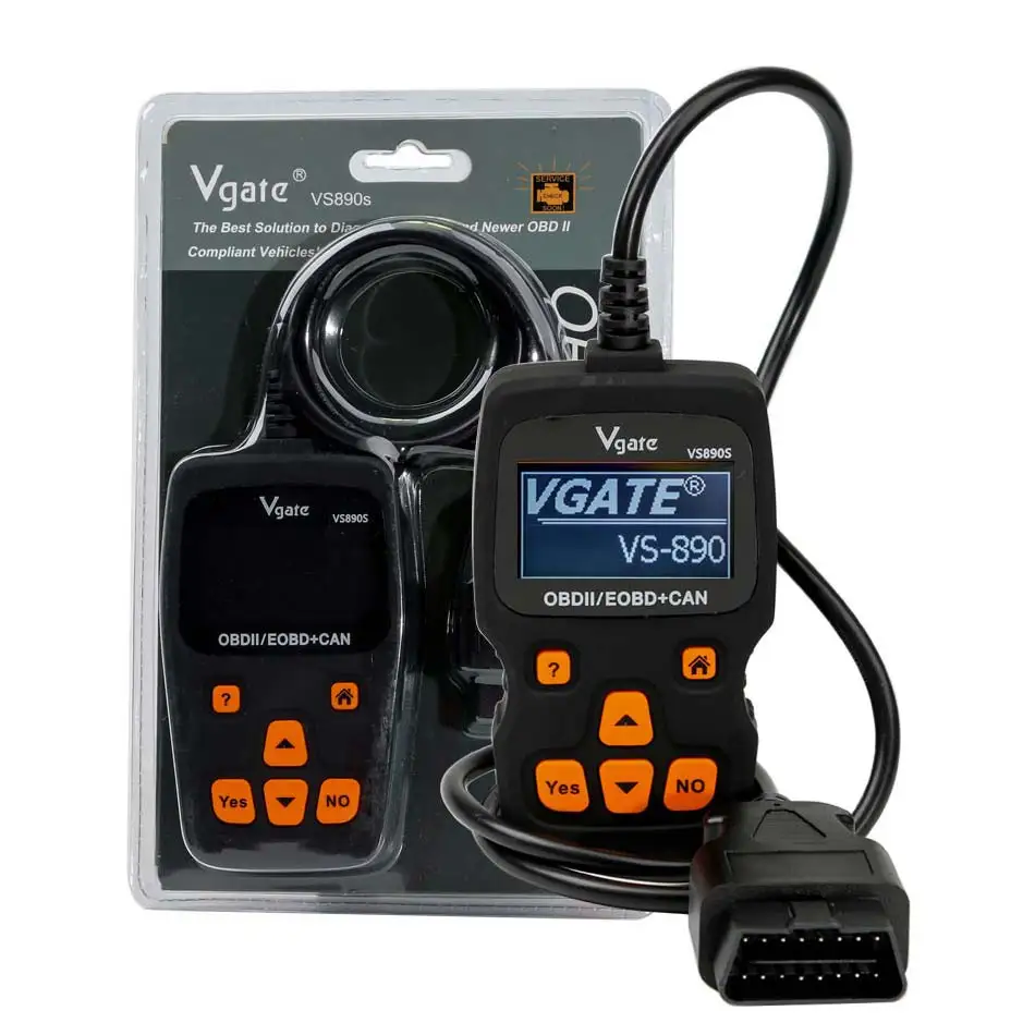 2018 новейший Vgate сканер VS890S OBD2 автомобиля диагностический сканер Vgate VS890 обновленная версия авто код читателя инструмент диагностики