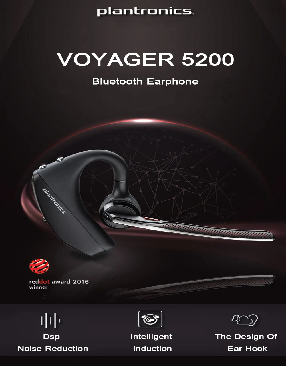 Plantronics Auriculares mono manos libres Bluetooth inalámbricos Voyager  Legend - BTVLEGEND