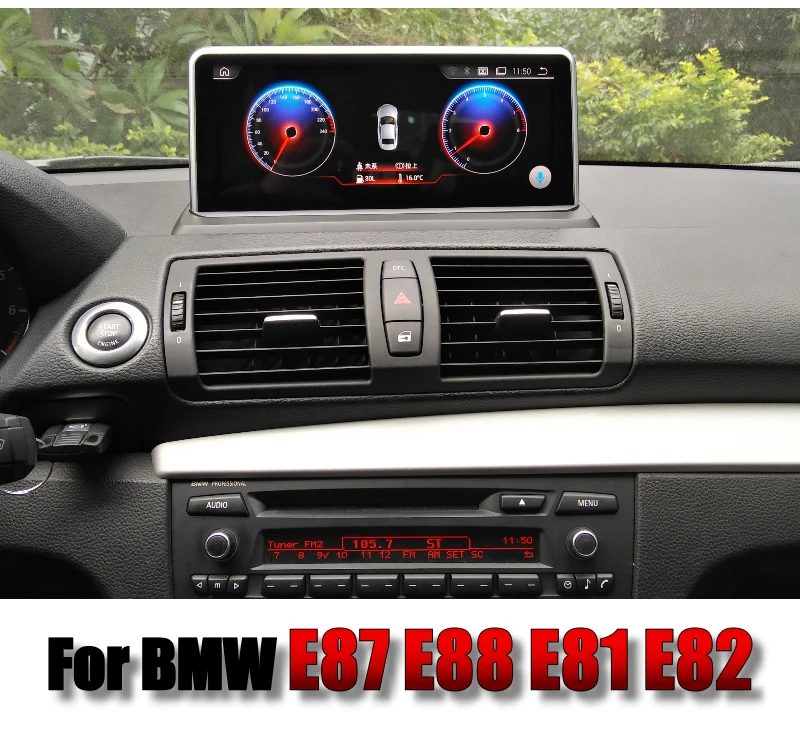 Sale 10.25" Six core Android 8.1 Car GPS radio Navigation for BMW 1 series E87 E88 E81 E82 2004~2013 with 4G/Wifi DVR OBD 1080P 8