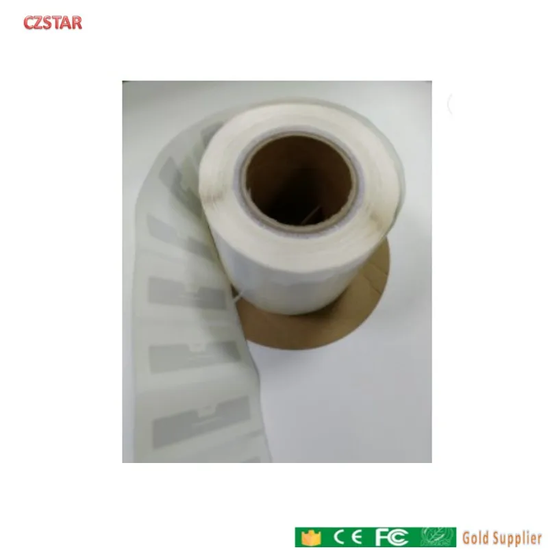Czstar 외계인 9654 UHF RFID 태그 EPC 6C 스티커, 습식 인레이 860-960MHZ 창고 수동 RFID 라벨 접착제, h3 H9, 100 개
