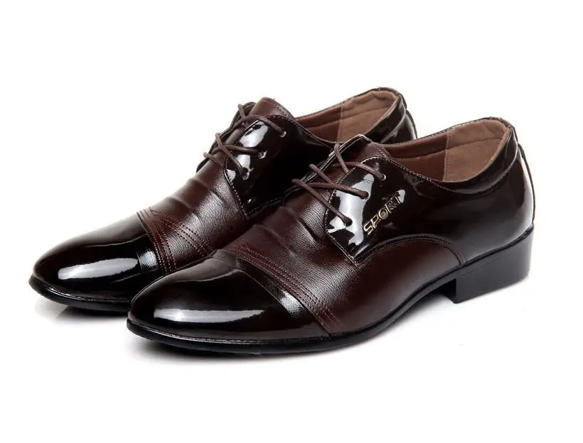Мужские туфли-оксфорды; туфли в деловом стиле; Мужская обувь; zapatos hombre heren schoenen; свадебные туфли из лакированной кожи; sapato masculino