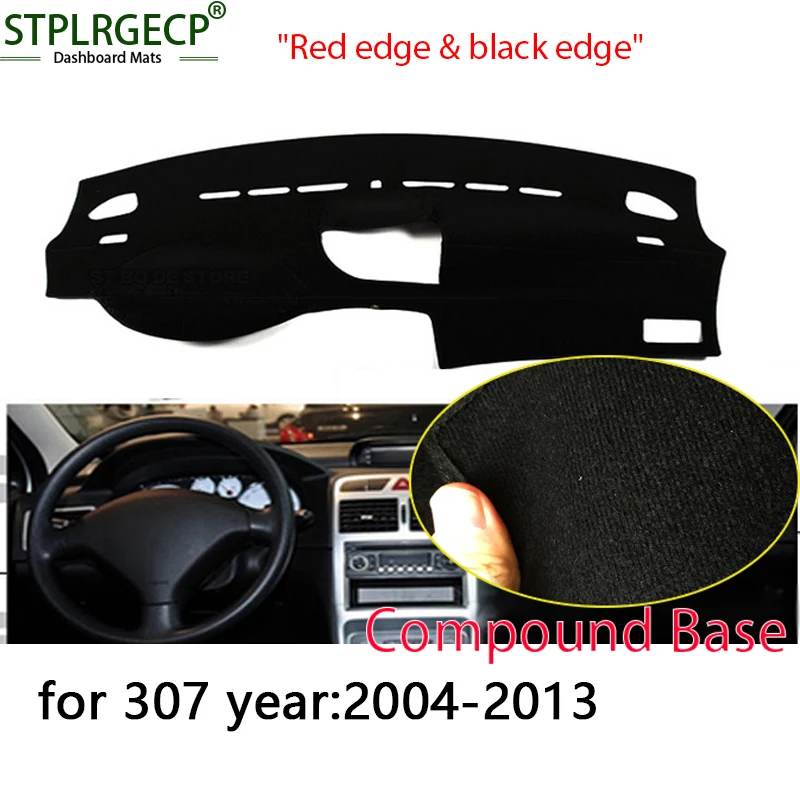 StplrgeCP For Peugeot 307 04 13 double layer Car Dashboard Cover Avoid