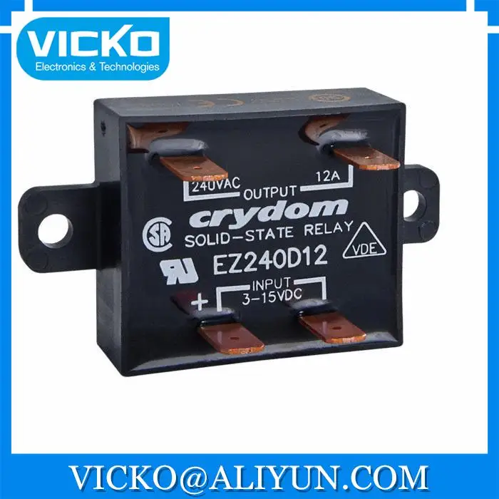 

[VK] EZ240D12 RELAY SSR 12A 240VAC DC Relays