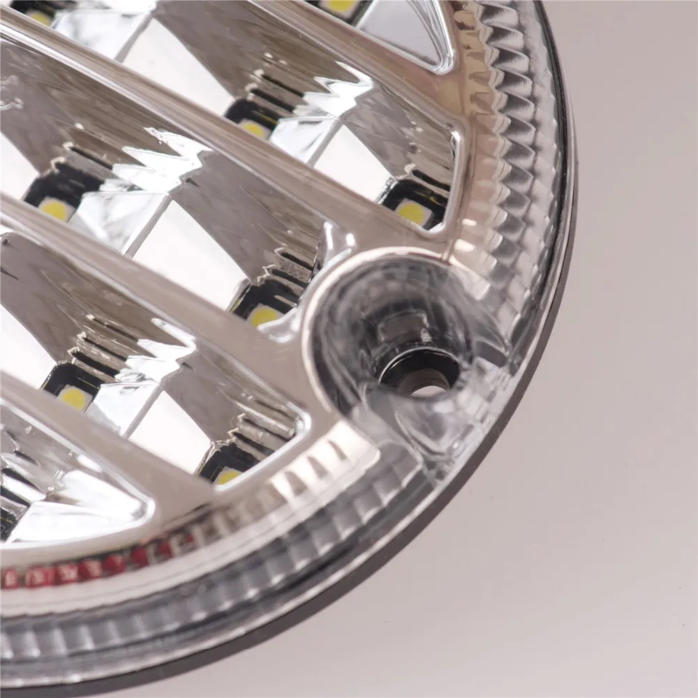 Lâmpada de Reboque Caminhão Redondo Led Luzes Traseiras Automóveis Reverso Traseiro Lâmpada Luz Invertendo Lâmpadas Universal 12v - 24v 95mm 7 Cheap Lâmpada de sinal