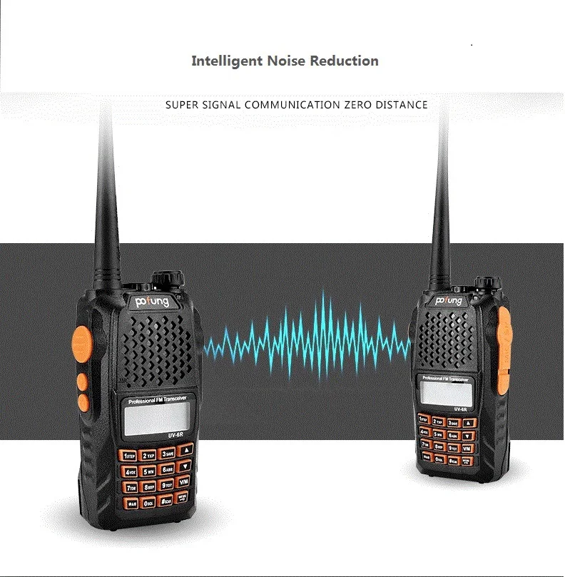 2 шт. высокая мощность 7 Вт BaoFeng uv 6r Портативный UV-6R Dual Band иди и болтай Walkie Talkie “иди и более высокой мощности, чем baofeng UV-5R двухстороннее Радио рация