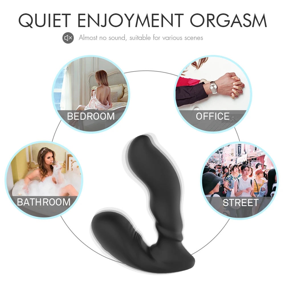 PHANXY G Spot Dildo Vibrator for Women Vagina Clitoris Powerful Anal Vibrators for Men Prostate Massager Anal Sex Toys (7)