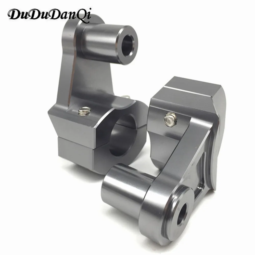 Universal Anodized 2 Inch Pivoting Motorcycle Handlebar Riser For 7/8