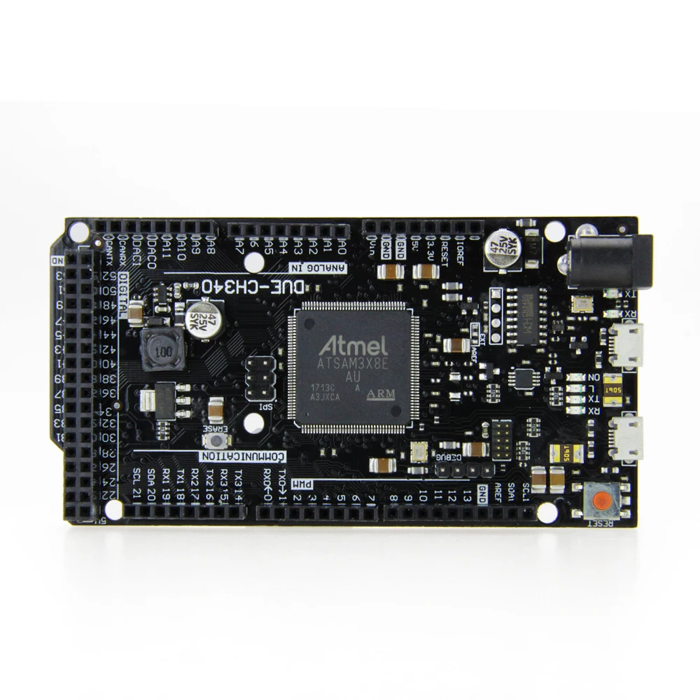 

Black Due R3 Board DUE-CH340 ATSAM3X8E ARM Main Control Board with CH340G for arduino