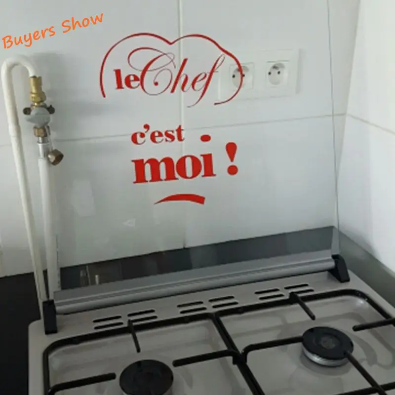 Stickers Cuisine Decor French Vinyl Wall Stickers Wallpaper Mural home decoration Kitchen Tile Wall Art Stickers ,free shipping