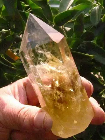 

SCY 301++NATURAL CITRINE SMOKY QUARTZ CRYSTAL POINT Healing