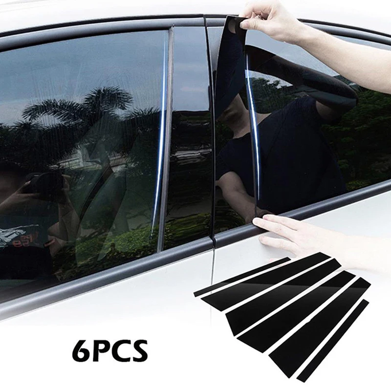

BLACK Pillar Posts For BMW 3 Series 2013-2017 6pcs Set Cover Door Trim Window