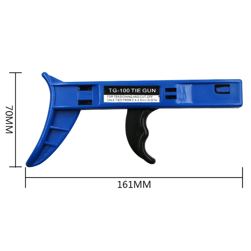 

New Useful TG-100 Fastening Cutting Tool for Cable Tie Gun For Nylon Cable Tie Width 2.4-4.8mm
