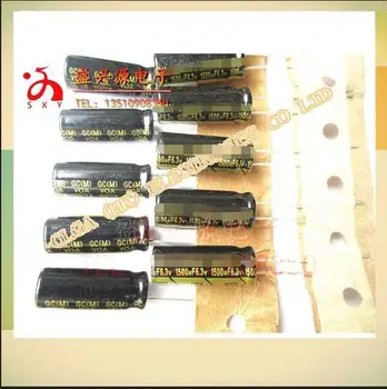 

Original sanxin electrolytic capacitor 6.3V1500UF 1500uf6.3v volume: 8*20 small volume on sale Accuracy: 20%