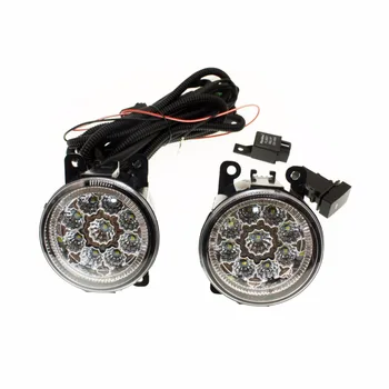 

For CITROEN C4 Picasso UD_ MPV 07-15 H11 Wiring Harness Sockets Wire Connector Switch + 2 Fog Lights DRL Front Bumper LED Lamp