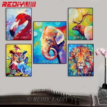 

REDIY LADIY Diamond Embroidery Wild Animals Resin Full Square Diamond Painting Cross Stitch Home Decor Wall Picture Needlework
