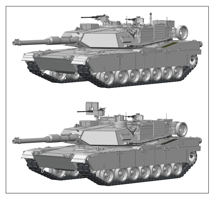 Рмф ржаное поле модель RM-5007 Abrams основной боевой танк 1/35 масштаб M1A1/A2 основной боевой танк с полной внутренней структурой
