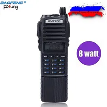 Baofeng UV-82 8W High Power 3800mAh Extended Battery Two Way Radio Dual Band Radio 136-174mhz&400-520mhz Amateur Ham Portable