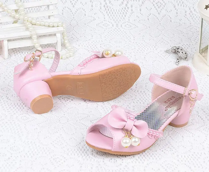 Girls high heels sandals-12