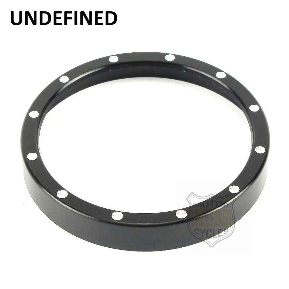 Buy Black Aluminum Motorbike Parts Speedometer Gauge Accent Trim Ring For
