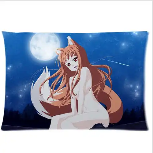

cirno's Store Spice and Wolf anime Characters sexy animal ears girl holo Cushion 2 sides pillowcase