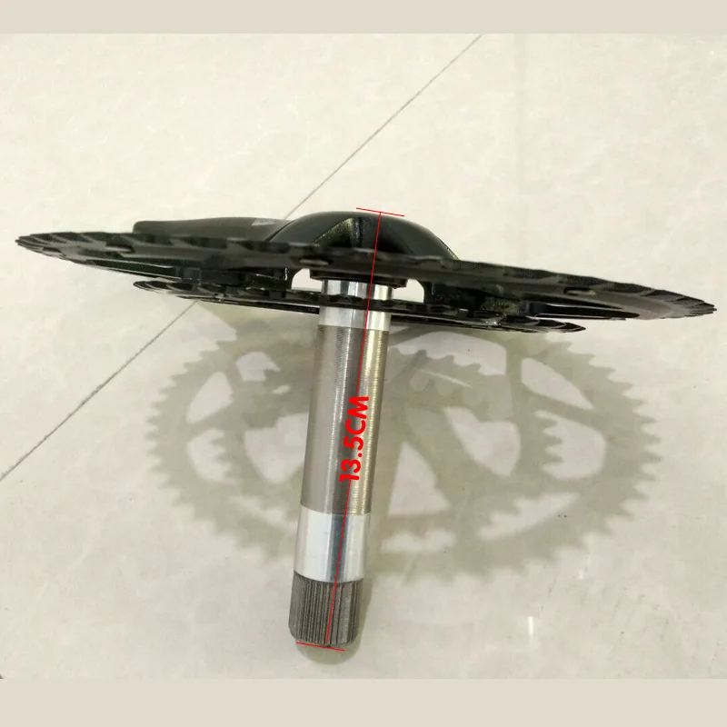 Велосипедная неподвижная передача из алюминиевого сплава Crankset 170 мм 110 BCD горный велосипед CNC полое колесо цепной передачи с рычагом 34-50 T с нижним кронштейном