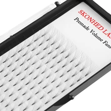 3D~ 10D 12 линий русские предварительно сделанные объемные веера ресницы 0,07 толщина C Curl термоскрепленные ресницы Инструменты для наращивания макияжа