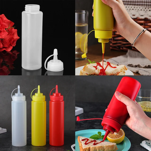Buy 2pcs 8oz/240ml Kitchen Ketchup Dispenser