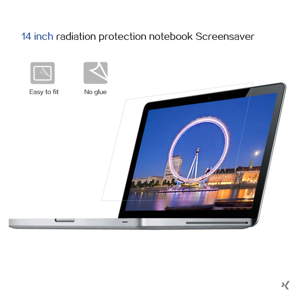 Для 14-дюймовый ноутбук прозрачный Экран протектор Тетрадь Стикеры Защитная пленка для ноутбука Компьютерные принадлежности ультратонкие