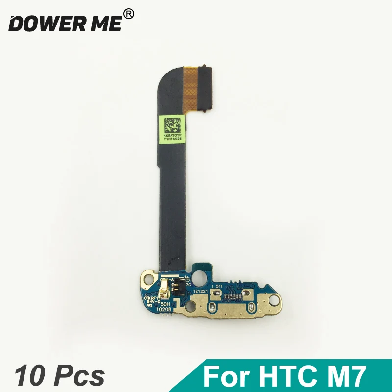 10 Pz/Lotto Micro Porta Usb Di Ricarica Del Caricatore Dock Connector Cavo Della Flessione Per Htc One M7 Trasporto Veloce