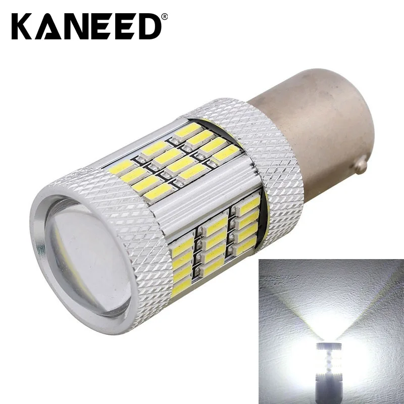 1156 Car Brake Light LED Bulbs 2PCS 10W 540LM White Light 54 LED 4014