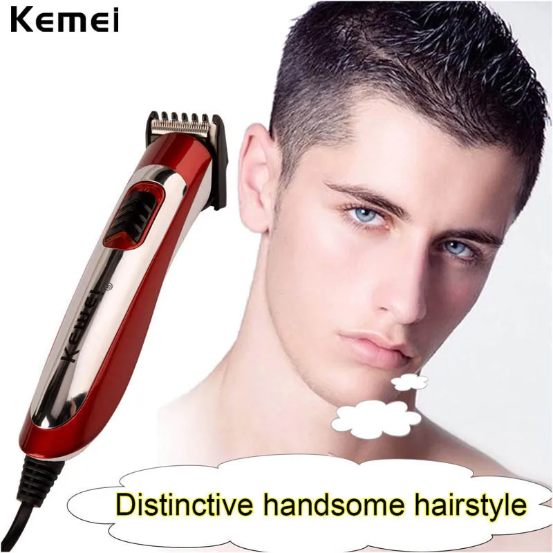 Kemei Professional Electric Hair Clipper Trimmer Sharp Razor Corded Hair Cut Men Hairdressing Removal Barber Adult Haircutter