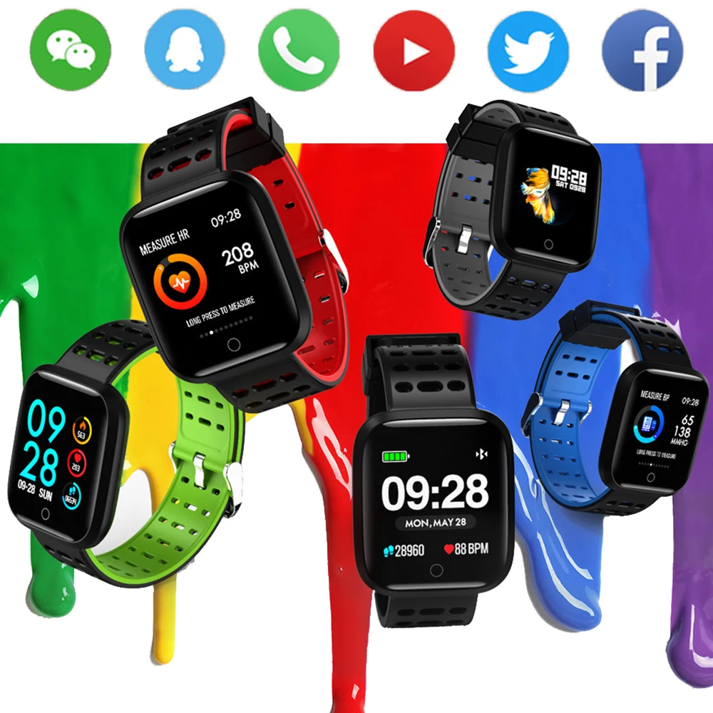 Q8 smartband Смарт Браслет крови Давление Фитнес трекер монитор сердечного ритма