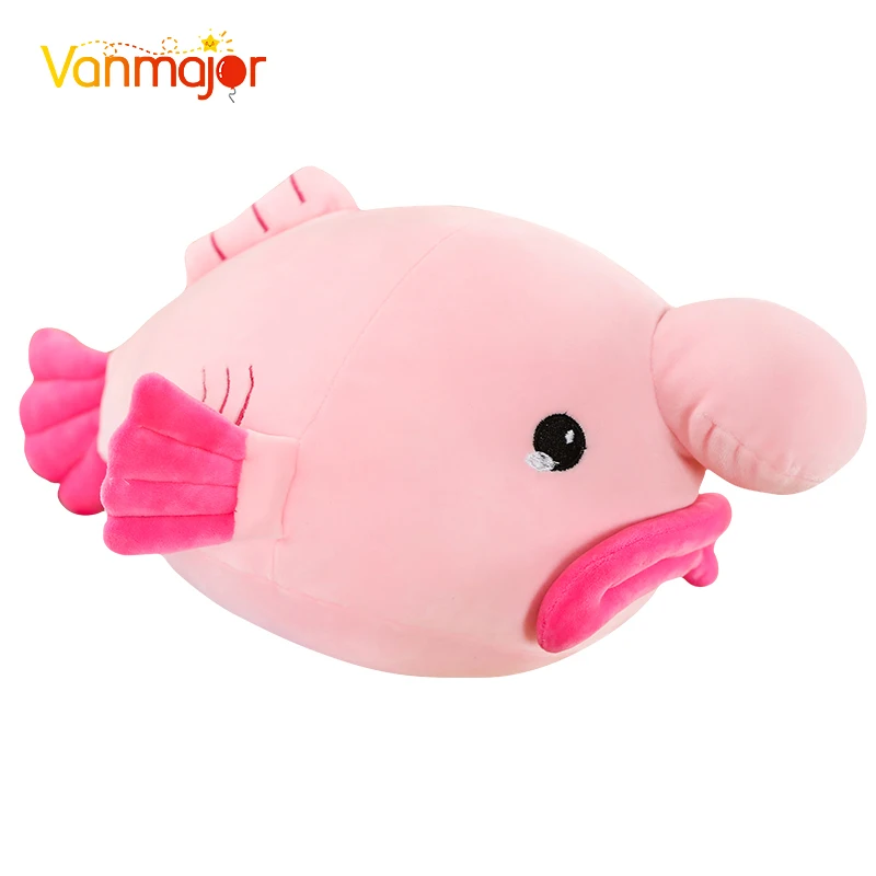 

Cartoon New Water Drop Fish Plush Toy Stuffed Plush Pillow Ugly Fish Doll Creative Gift Send to Children Baby 20cm/ 50cm