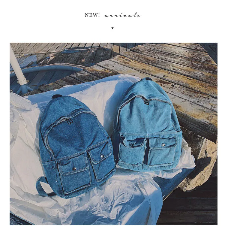 MANFUNI, Большой Вместительный корейский Джинсовый Рюкзак для женщин, модный студенческий рюкзак для путешествий, Женские Простые рюкзаки, школьные сумки