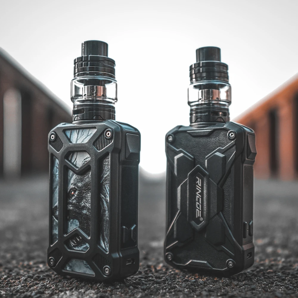 Электронная сигарета Rincoe vape kit Mechman Mesh 228 Вт Vape Mod с сетчатым баком подходит для