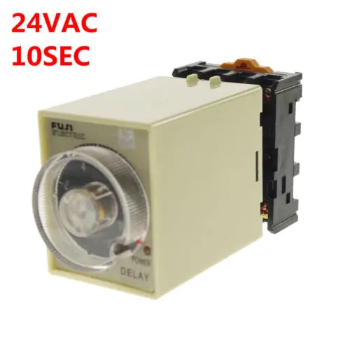 

24VAC Power off delay time ST3PF relay 0-10 seconds with Socket base PF083A