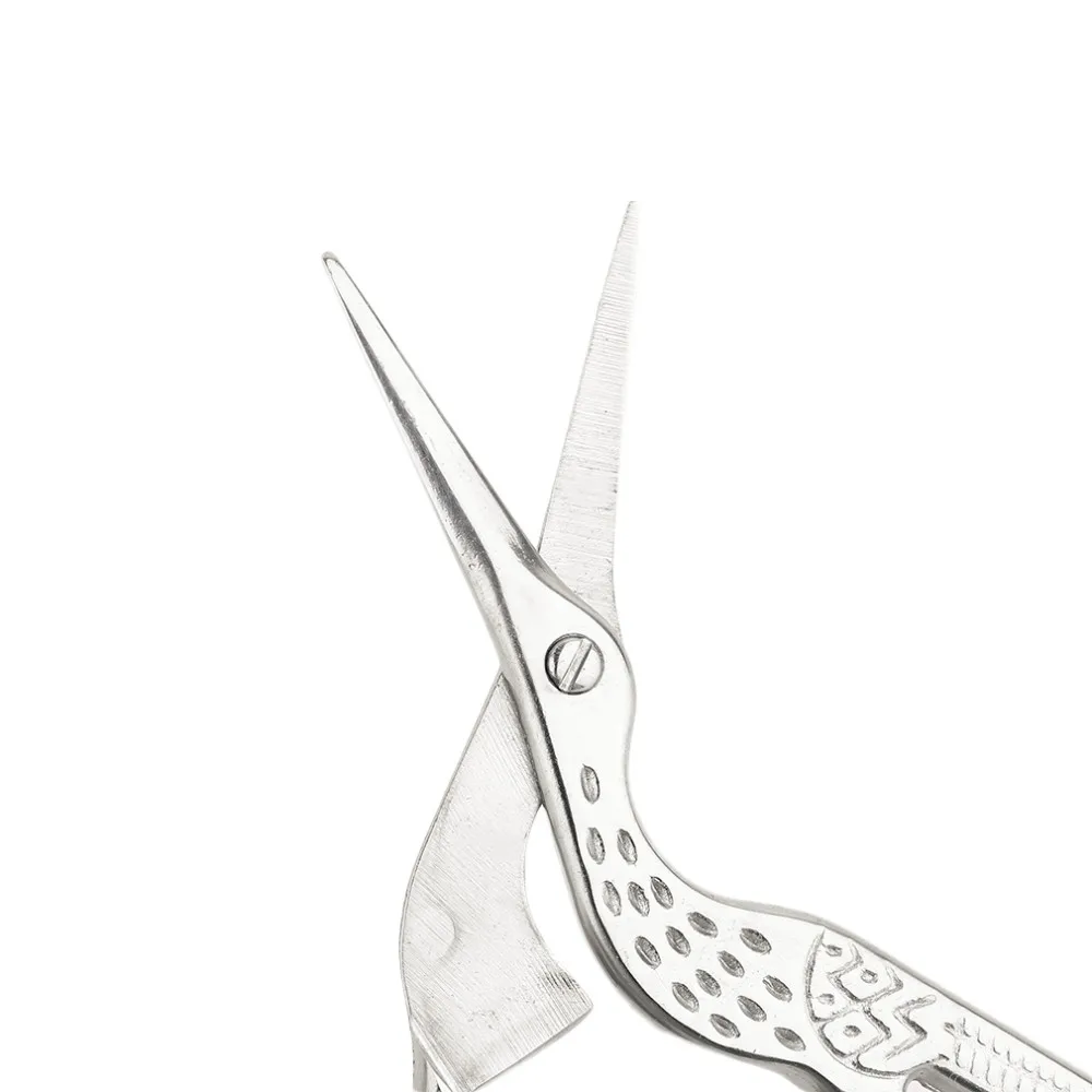 Новейшие профессиональные винтажные классические ножницы для вышивания из нержавеющей стали, ножницы для дизайна ногтей, аист, журавль, ножницы для птиц, инструменты для укладки