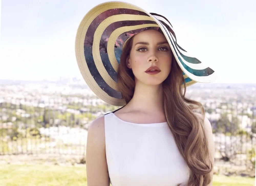 Home Decor Lana Del Rey Music Star 5-Silk Art Poster Wall Sicker Decoration Gift