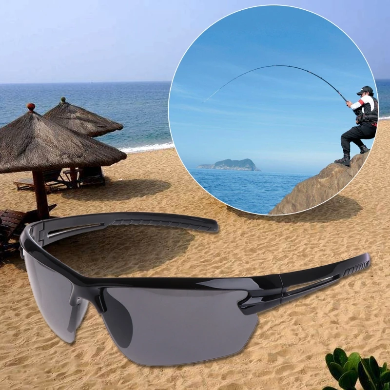 Новейшие очки для рыбалки, велоспорта, поляризационные прогулочные солнцезащитные очки, полурамки, защита от солнца, спортивные, UV400