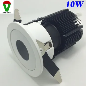 

Free shipping white house Hotel light 10W COB LED down light AC85-265V 2 year warranty