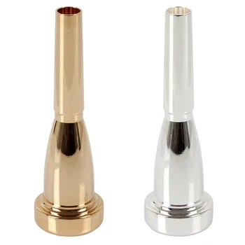 

3C Silver Plated Size Bullet Shape Mega Rich Tone Trumpet Mouthpiece