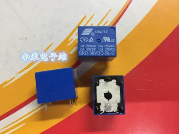 

SRD-36VDC-SL-C Loose Relay 36V 5-pin conversion 10A 250VAC T73 SRD
