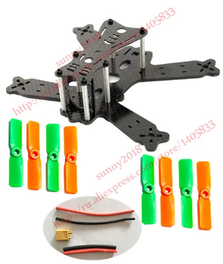 QAV130 QAV 130 130mm Carbon Fiber Frame Kit GemFan 3030 Propeller For FPV Quadcopter