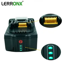  BL1860 18V 6.0Ah Rechargeable Lithium ion battery for Makita Power Tools Drills replace for BL1815 BL1830 BL1840 194205-3 LXT400 