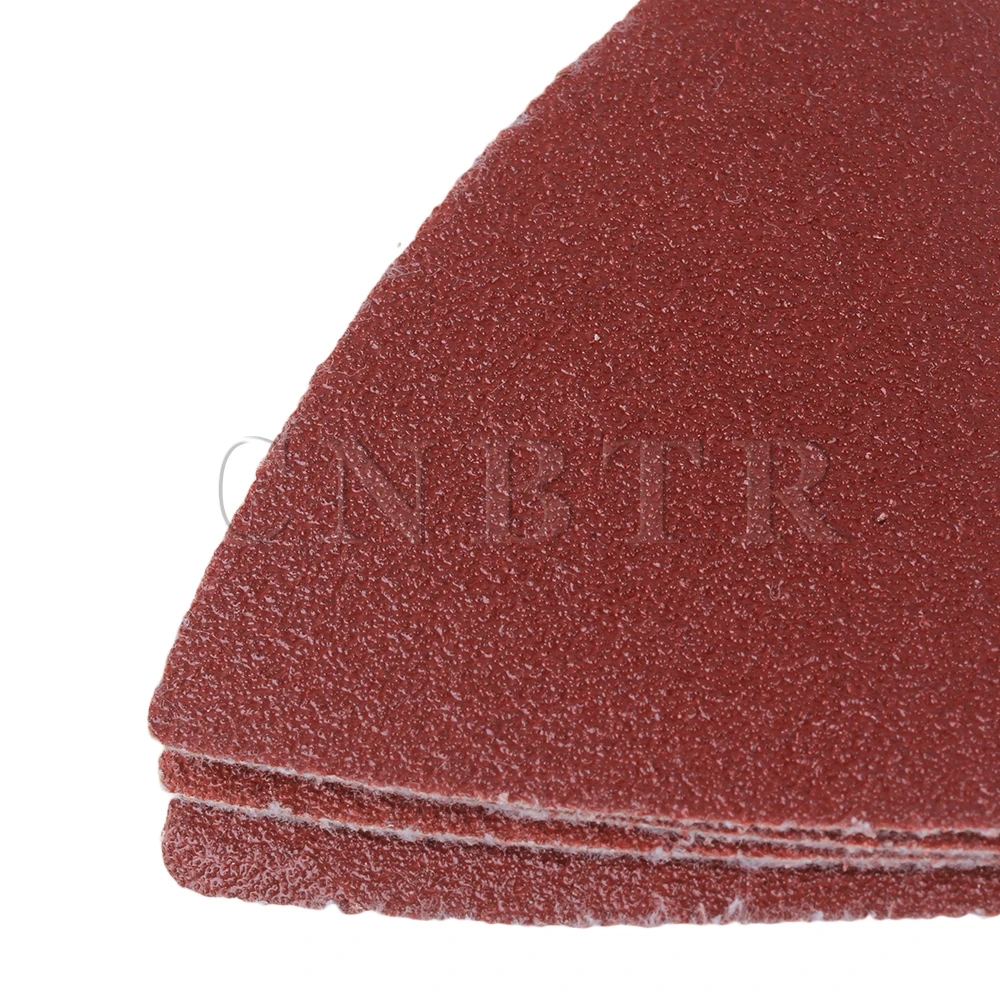 CNBTR Universal Finger Triangular Sanding Paper with Polishing Sanding Pad Set of 102