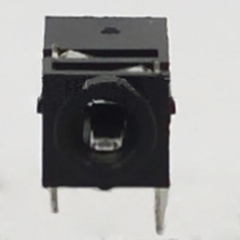 100pcs Jack 2 5mm Headphone Connector Four Feet Pin 90 Degrees Horizontal PJ 208B Plug in Audio Connection Socket Headset Plug